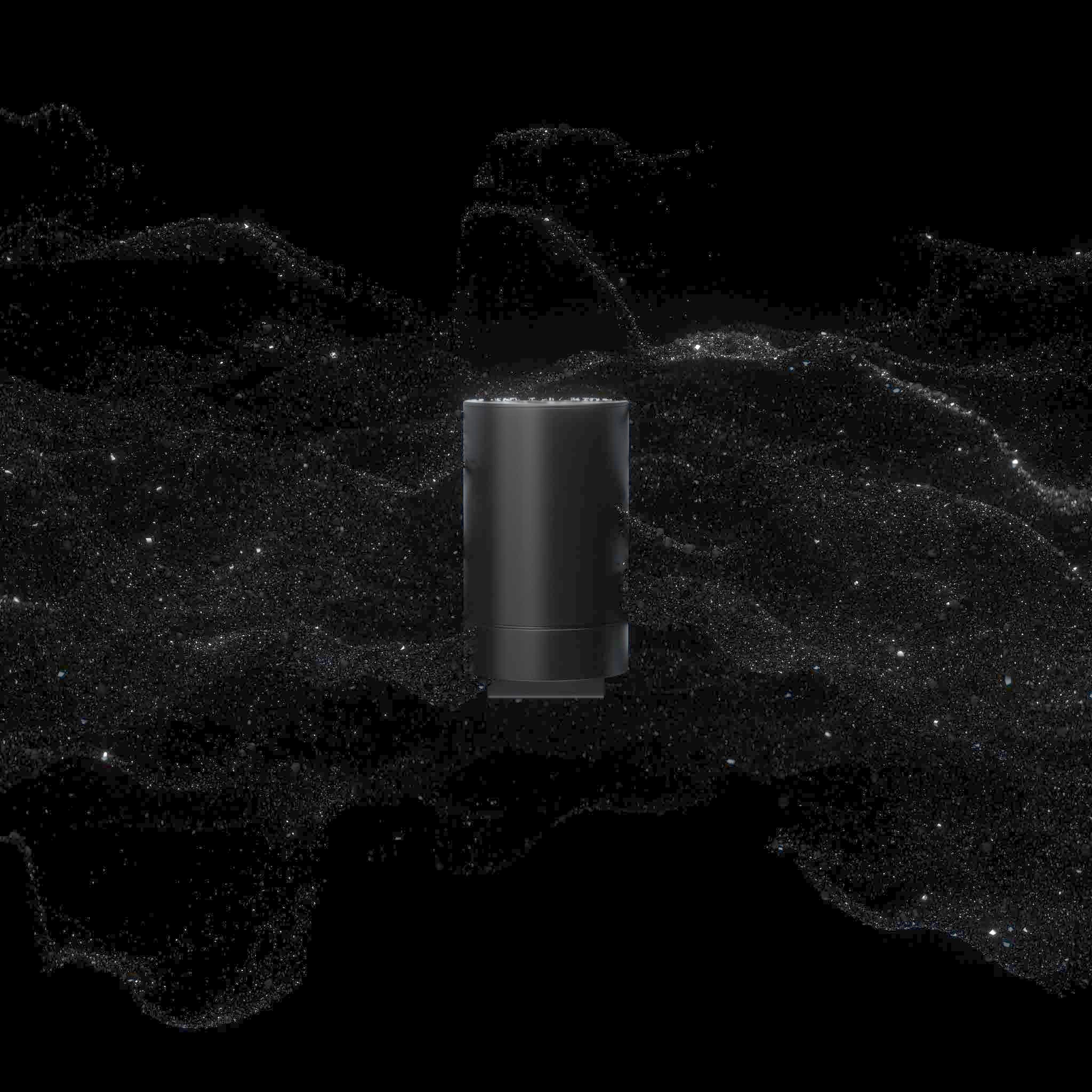 Lotionspender der Black Selection vor schwarzem Hintergrund