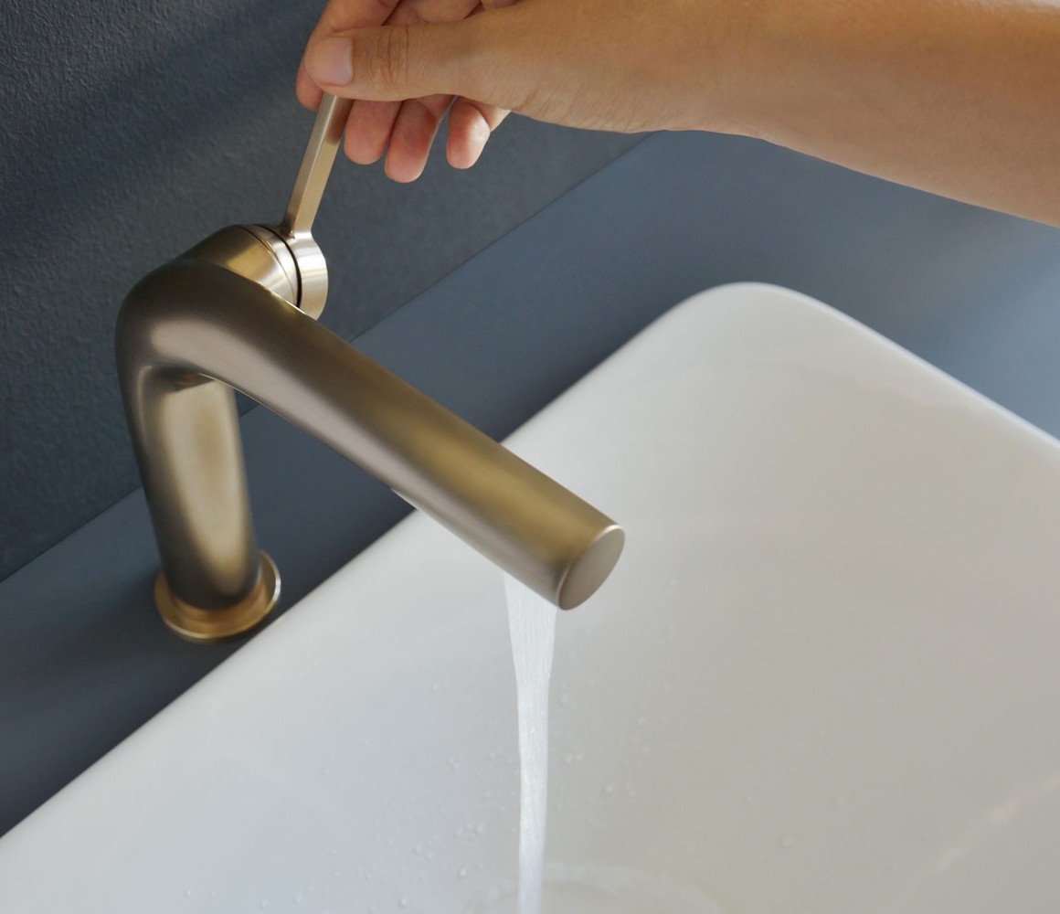 Superficies especiales mezclador monomando para lavabo Edition 400 de KEUCO