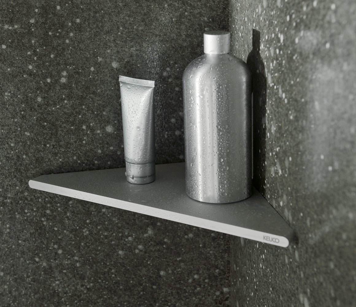 Keuco 24952510000 Shower Shelves Shower Shelf - Matte White