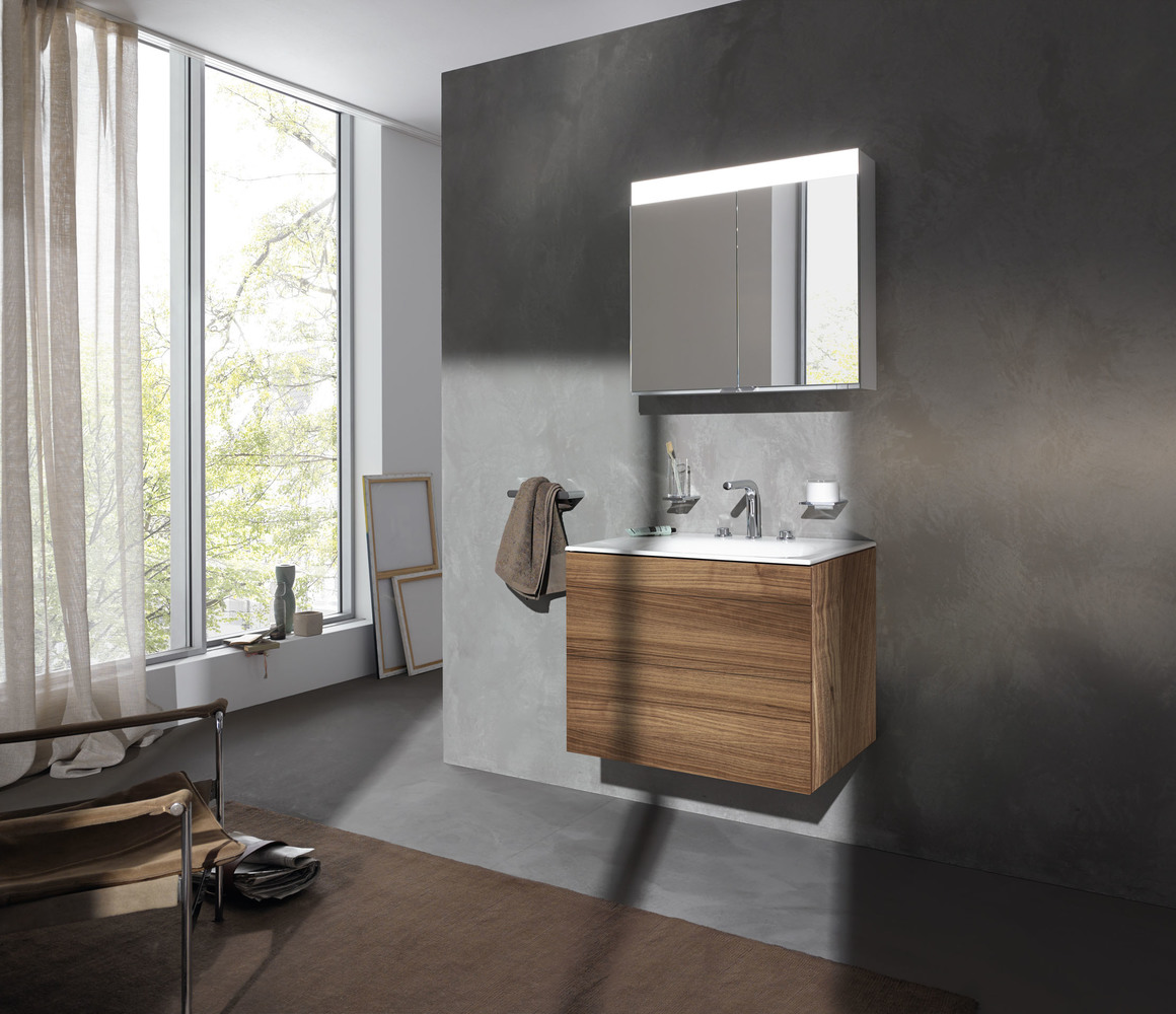 KEUCO Edition 400 Waschtischunterbau und LED Spiegelschrank