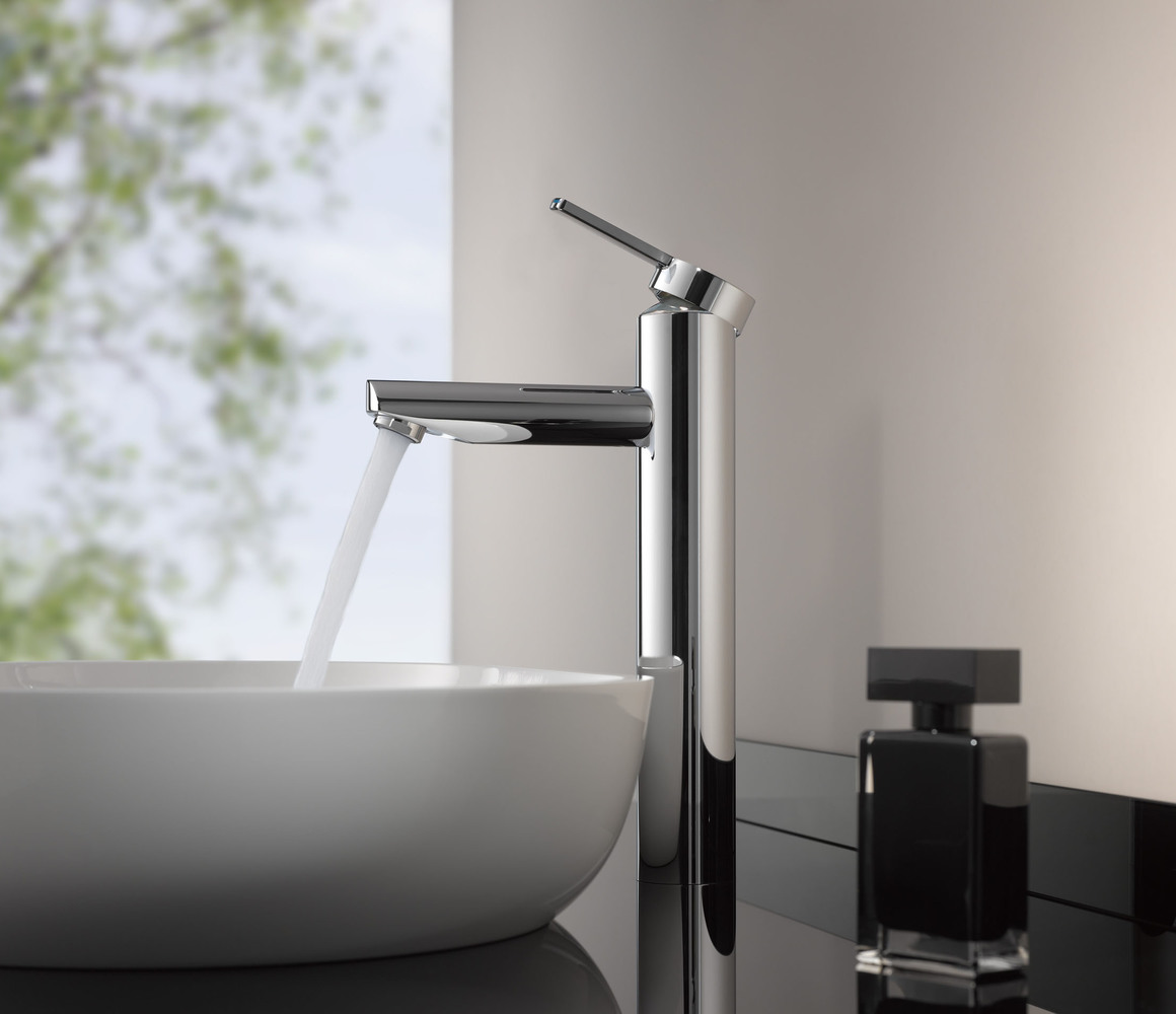 KEUCO PLAN blue single-lever washbasin mixer 