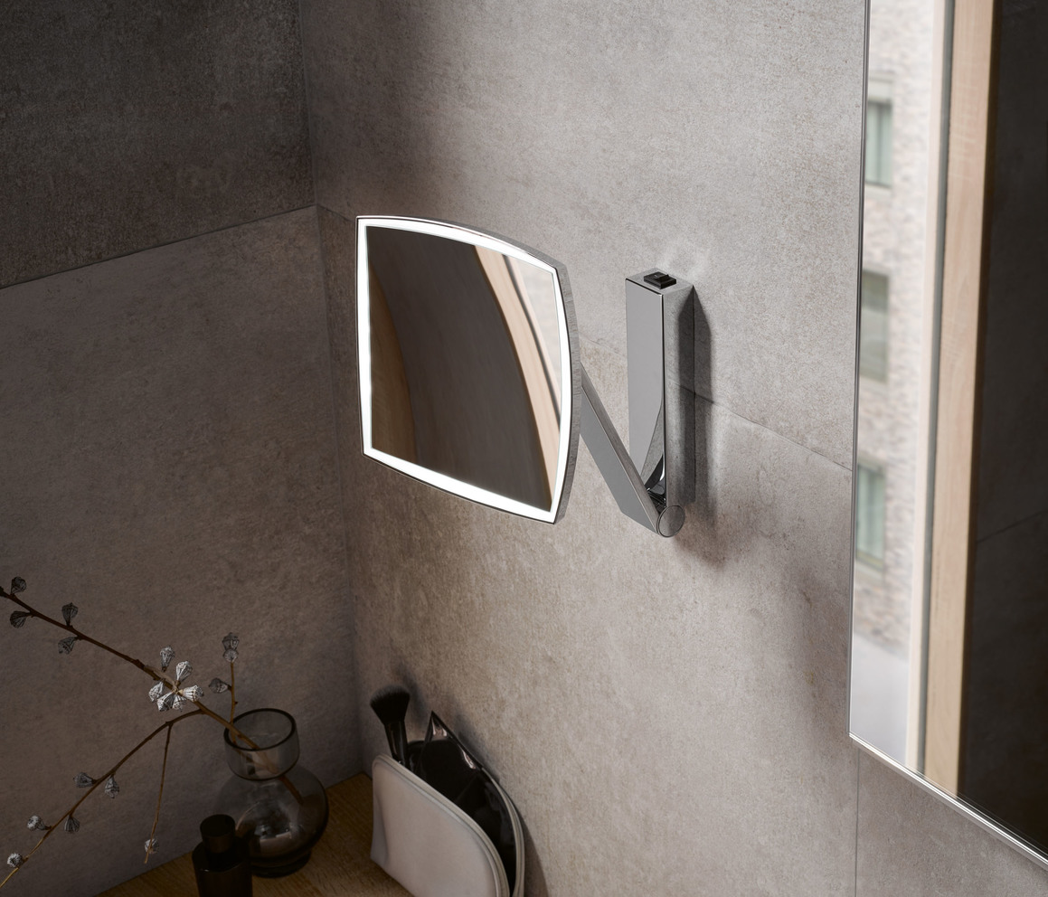 KEUCO iLook_move cosmetic mirror, square with rocker switch