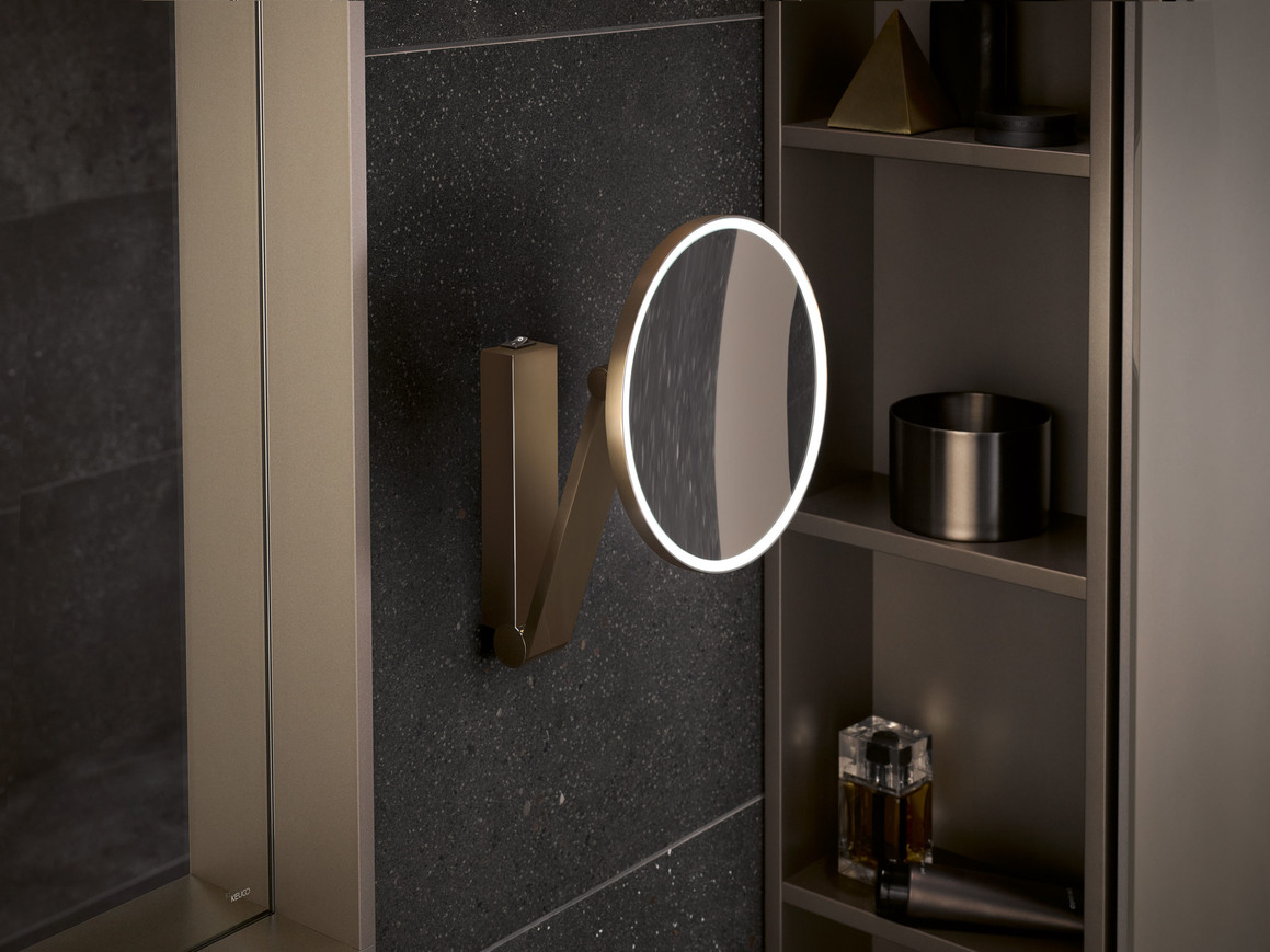 KEUCO iLook_move cosmetic mirror, available in special finishes