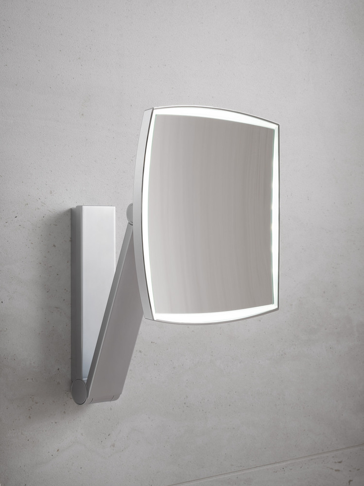 KEUCO iLook_move cosmetic mirror, available in aluminium