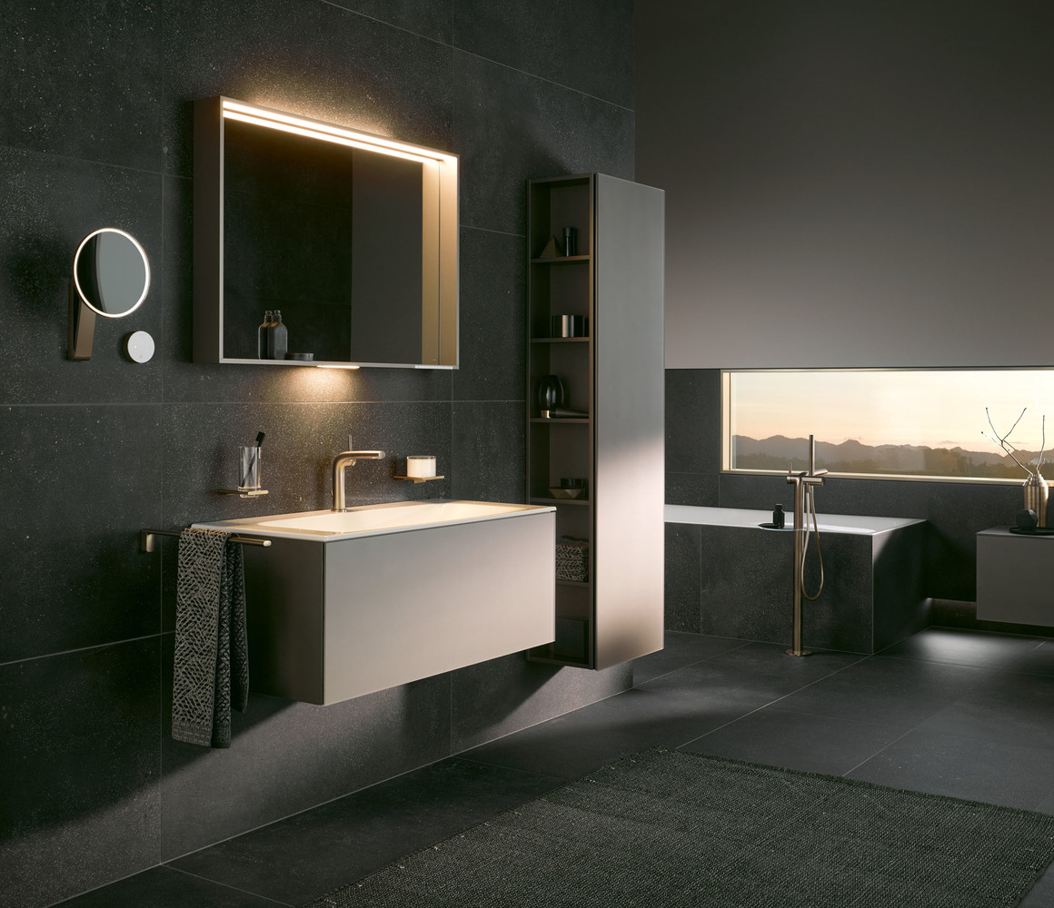 KEUCO iLook_move cosmetic mirror, available in special finishes