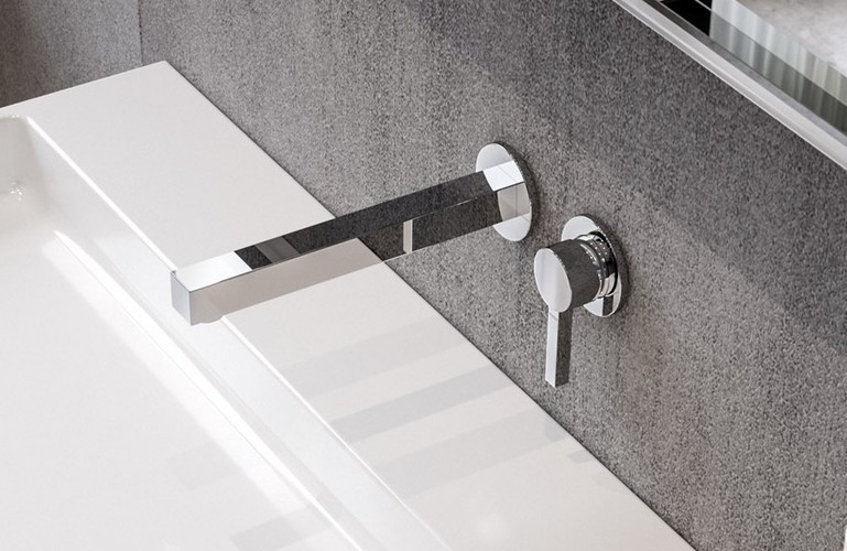 The new EDITION 90 fittings from KEUCO - round meets square