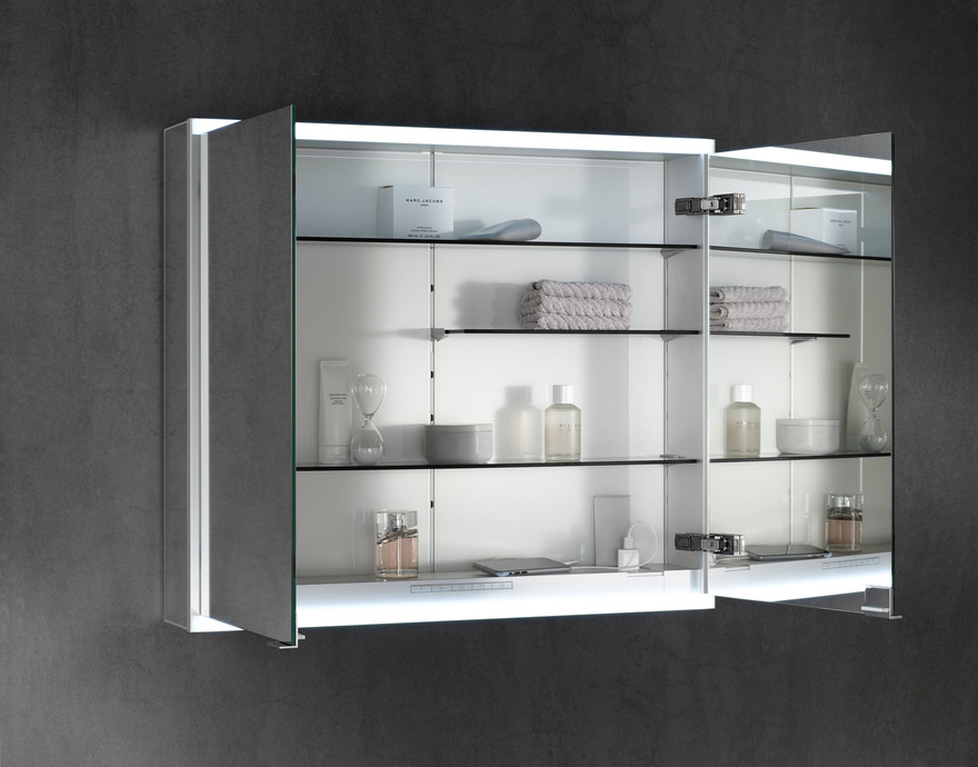 Keuco recessed clearance mirror cabinet